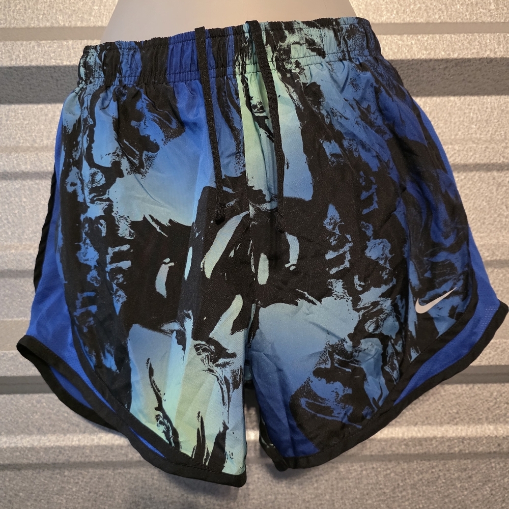 Nike Abstract Blue and Black Shorts